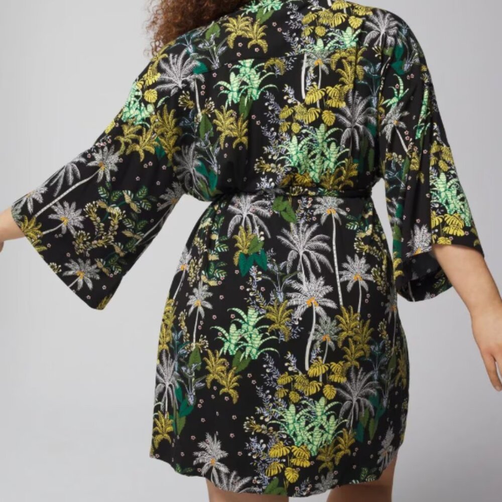 NWT Soma COOL NIGHTS Kimono Short Robe - Picture 2 of 6